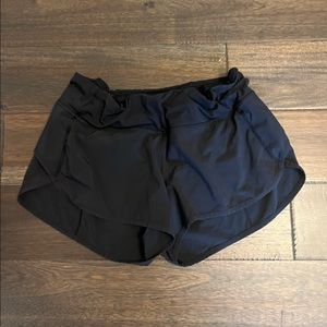Lululemon 2.5 low rise speed up shorts